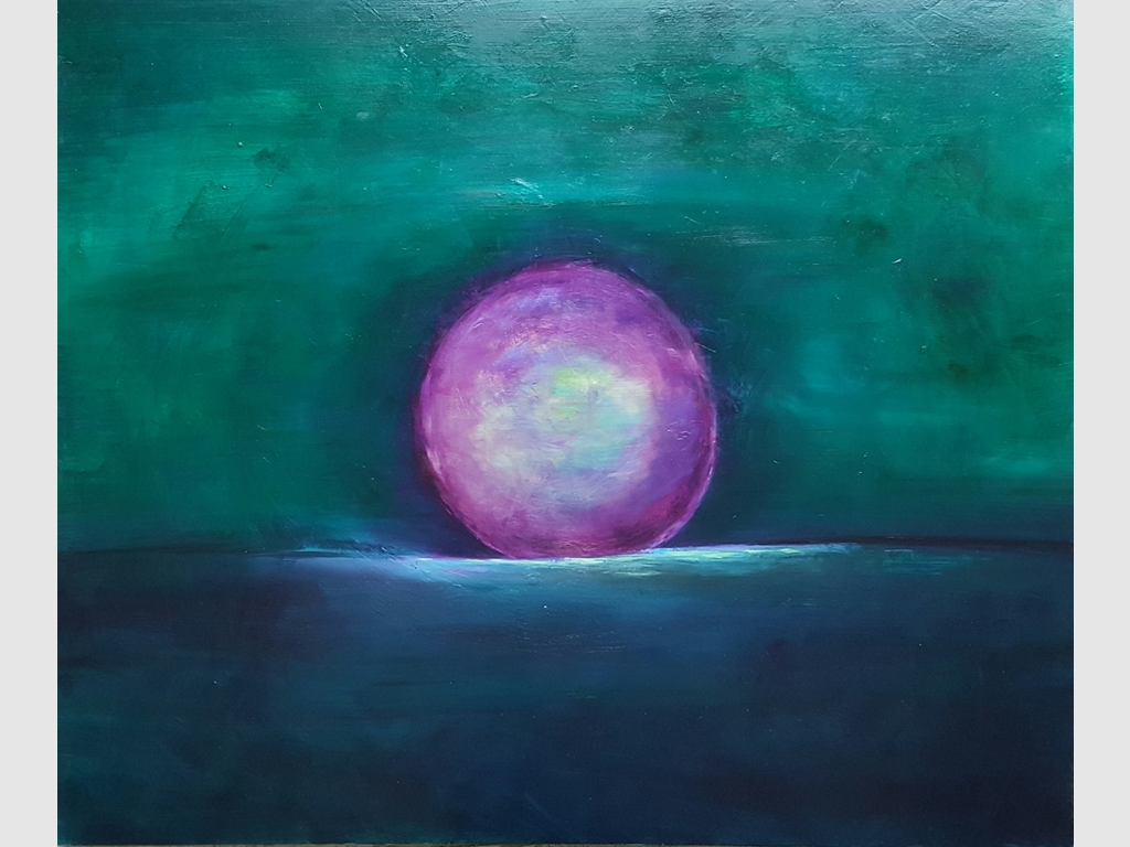 Swirl II, oil on canvas 100x120cm