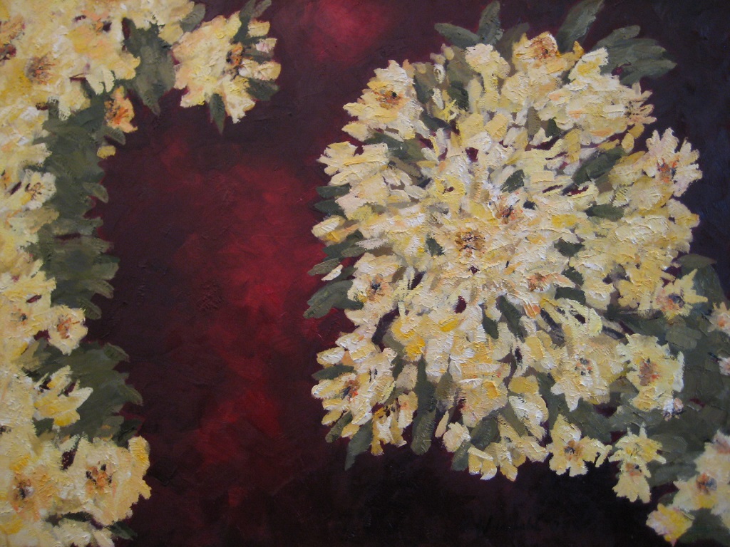Flowering, oil on canvas 70x90cm -SOLD